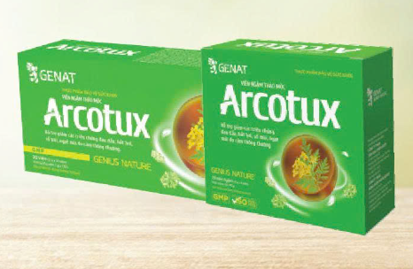 Viên ngậm thảo dược ARCOTUX giúp giảm các triệu chứng đau đầu